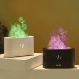 FlameGlow Ultrasonic Aroma Diffuser: The Warmth of Fire, the Calm of Aromatherapy