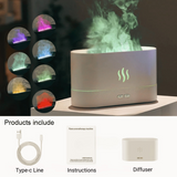 FlameGlow Ultrasonic Aroma Diffuser: The Warmth of Fire, the Calm of Aromatherapy